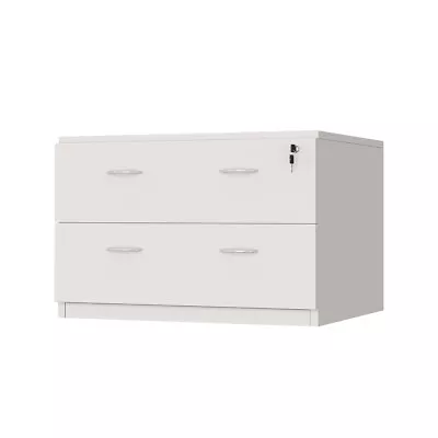 OHOO Lateral Filing Cabinet 2 Drawer Storage Cabinets Cupboards Office Furniture • $518.99