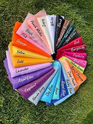 £3.45 • Buy Crystal Organza Fabric Voile Wedding Craft Material Per Metre Curtains145cmWide