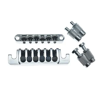 Roller Saddle Tune-o-matic Bridge TP-6 Vintage Stopbar Tailpiece Set For LP/SG • $32.59