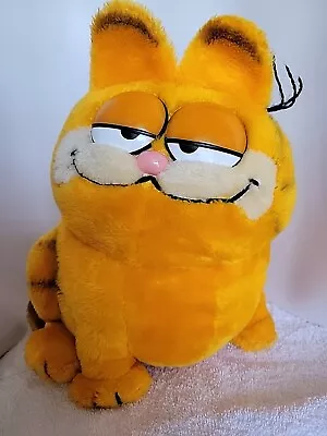 Vintage Garfield 1981 Dakin Sitting Lazy Plush Stuffed Animal 11   Tall Plush • $20