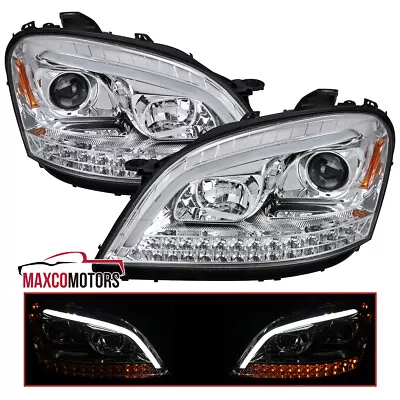 Projector Headlights Fits 2006-2008 Mercedes W164 ML320 ML350 ML500 LED Strip • $339.49