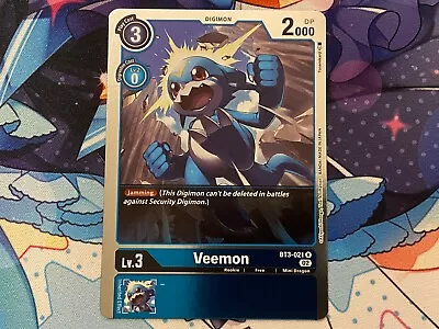 Veemon Foil - BT3-021 - NM - Digimon TCG • $2