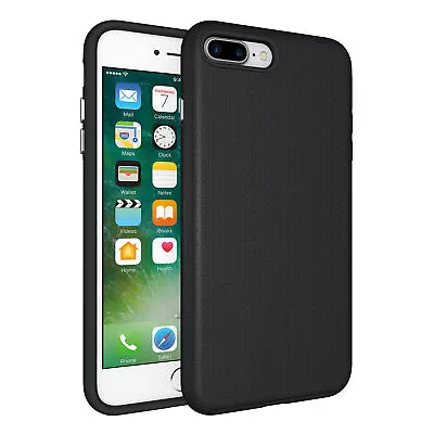 Matte Tough Rear Case For Apple IPhone 7 Plus / 8 Plus - Black • £4.95