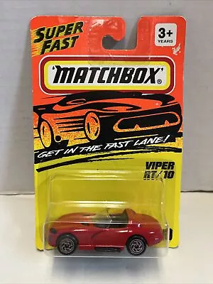 MatchBox 1994 Dodge Viper RT/10 RED TV SHOW MB10 Thailand Diecast • $8.25