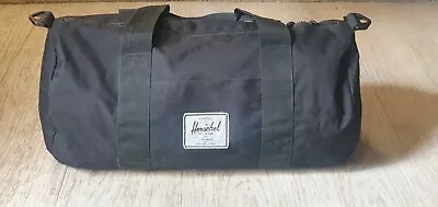 HERSCHELL Supply - Co Sutton Duffle Holdall - Black ☆IN SUPERB CONDITION! ☆ • £29.95