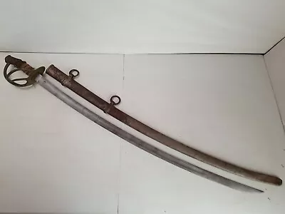 Civil War Model 1840 Cavalry Sword Saber + Scabbard - PS Justice • $325