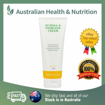 $29.95 • Buy Moogoo Eczema & Psoriasis Cream 200g + Free Same Day Shipping
