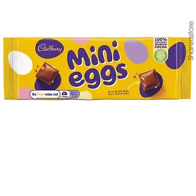 Cadbury Mini Eggs Chocolate Bar 110g | B.B.E : March 24 • £3.99