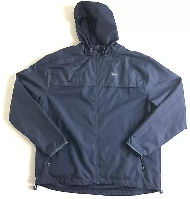 Everlast Quarter 1/4 Zip Rain Hoodie Pullover Size XL Blue • $17.49