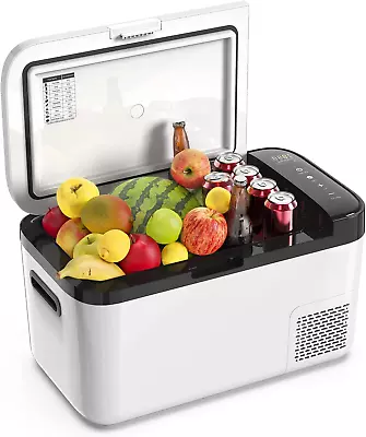 UKKISO 12 Volt Refrigerator For Car: 20L Portable Fridge Car Cooler -4?-68? RV • $174.23