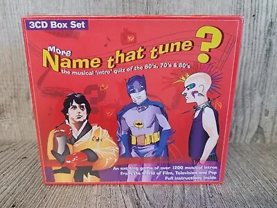 More Name That Tune The Musical Intro Quiz Of The 60's 70's & 80's 3cd Boxset  • £9.99