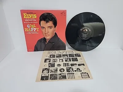 Elvis Presley - Girl Happy - 1965  Vinyl Lp Rca Victor Record Lpm 3338 - Mono • $12.76