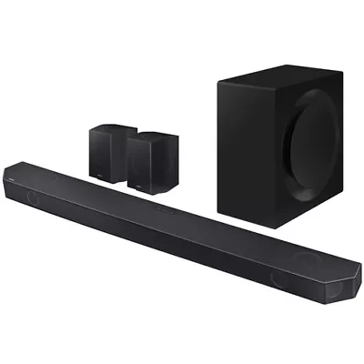 USED  HW-Q990C 11.1.4 Ch. Wireless Dolby ATMOS Soundbar And Rear Speakers • $899.99