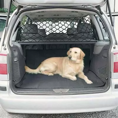 Car Dog Guard Adjustable Pet Safety Barrier Headrest Travel Fence Mesh • £11.99