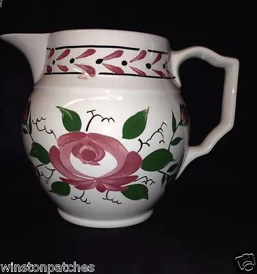 £65.32 • Buy Portmeirion England 1992 Welsh Dresser Jug Pitcher 44 Oz Pink Flowers