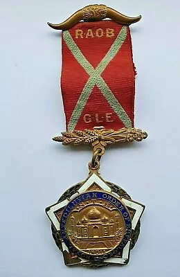 £40 • Buy Royal Antediluvian Order Of Buffaloes Jewel Medal - India - Some Enamel Wear