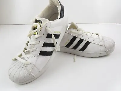 $30 • Buy Mens Adidas Super Star Shell Toe White Leather  Size US 8 AU 7 RRP $136.00