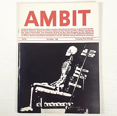 Ambit Magazine 1973 No 56 Eduardo Paolozzi Cover & Article - David Hockney • £26.96