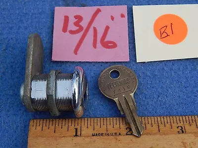 Rock-ola Coin Door Lock 13/16 Inch - Illinois Lock & Key F 418 • $30
