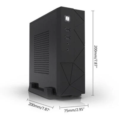 $53.43 • Buy JX01 SECC Mini ITX HTPC Chassis Game Computer Case Box Desktop PC Enclosure