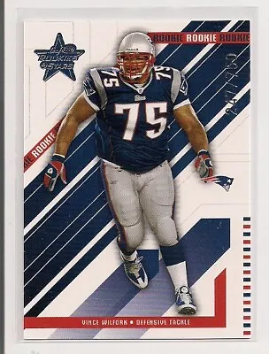 2004 Vince Wilfork Leaf R&s #246 Rookie Rc 247/750 New England Patriots The U • $20