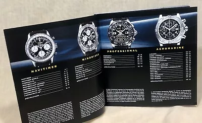 £59.99 • Buy BREITLING 2010 Catalogue French Navitimer Chronomat Emergency Galactic Chrono /