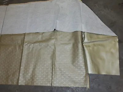 Vintage Car Seat Cover Liner Gold 50's ? 60's ? Fitment Unknown • $90