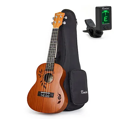 $69.99 • Buy Kmise Concert Ukulele Uke Acoustic Hawaiian Hawaii Guitar 23 Inch 18 Fret Sapele