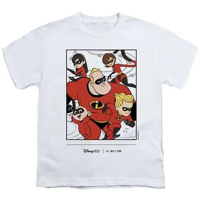 Disney 100 The Incredibles Kids T-shirt D100 100th Anniversary Official • £11.99