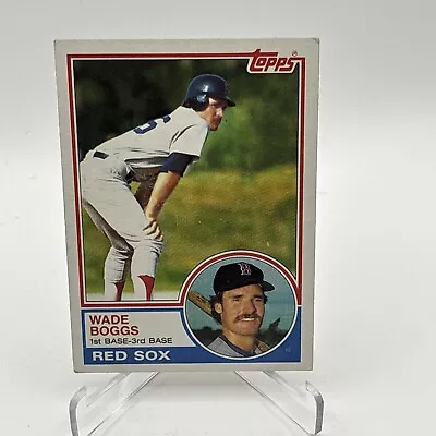 Wade Boggs 1983 Topps Rookie #498 Rc Red Sox • $0.99