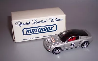 “matchbox  **hershey 2006** Mustang Gt Concept Metallic Silver Promo Mint Boxed • $19.95