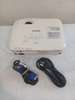Epson EX3200 / H369A LCD Projector. Tested Working Well (Lamp Hours 909 / 1379)  • $49