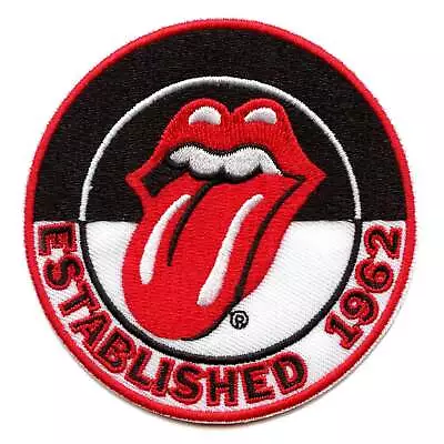 Rolling Stones Round Patch Established In 1962 Mick Jagger Embroidered Iron On • $18.84
