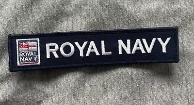 £5 • Buy Royal Navy Foul Weather Foulie Coat Jacket Patch Embroided