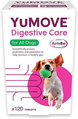 YuMOVE Digestive Care For All Dogs | Previously YuDIGEST | Probiotics For Dogs W • £16.11