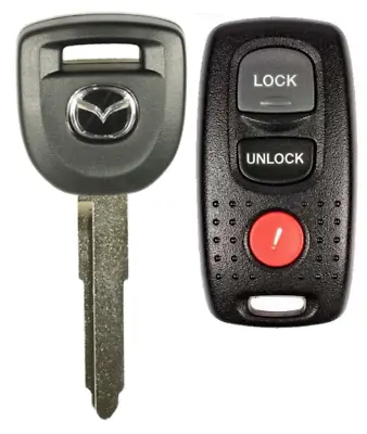 NEW Mazda 3/6 Hatchback/Wagon 2004 - 2009 Chipped Key + Remote Fob KPU41846 • $19.99