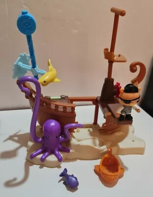 Octonauts Kwaziis Shipwreck Deluxe Playset Pirate Ship Sea Creatures Figures Toy • £23.95