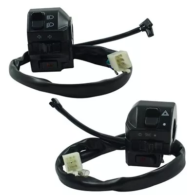 Aluminum 7/8  22MM Handlebar  Horn Turn Signal Headlight Control Buttons Switch • $19.26