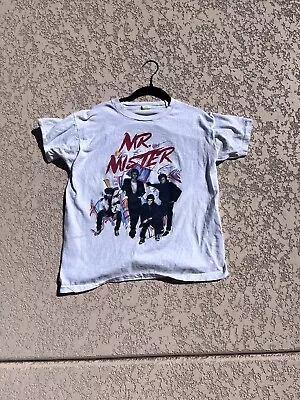 Vintage Mr Mister T-Shirt Small 1985 Welcome To The Real World Tour Original 80s • $55