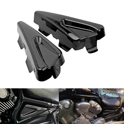 Gloss Black Tank Side Frame Covers Fit For Harley V-Rod Muscle VRSCF 2009-2017 • $54.99