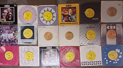 Abba Vinyl Record Collection 18 Singles 45s RCA ORIGINALS AUSTRALIA  • $99.99