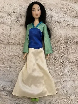 Disney Store Classic Doll Princess Mulan Doll With Original Dress • £5.99