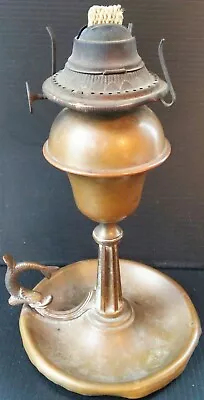 Antique P And A Oil Lamp~mermaid Handle-look ! • $97.50