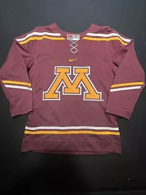 Minnesota Gophers Hockey Jersey Youth Size Medium Nike College NCAA Boys • $27