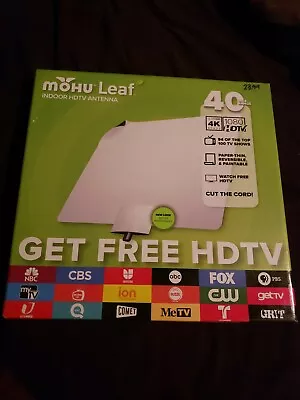 Mohu Leaf Indoor HDTV 40 Mile Range Antenna MH-110169  • $23.99