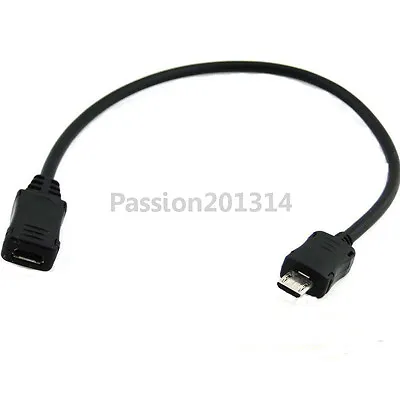 NEW Micro USB 5 Pin Female Male Extension Cable Cord USB 2.0 Adaptor Convertor • $1.69