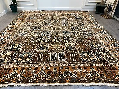 9x12 ANTIQUE ORIENTAL RUG HAND-KNOTTED WOOL Big Real Old Vintage Handmade Carpet • $2808