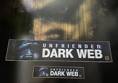 Unfriended Dark Web 2018 Horror Movie Mylar Banner Poster Small Large Lot 5X25 • $25