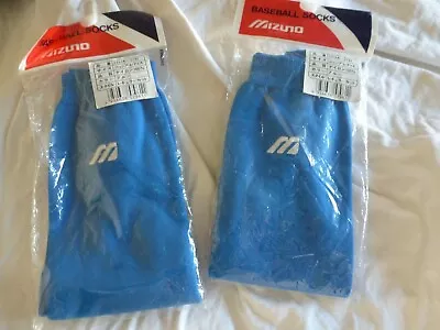 NEW JAPAN MIZUNO Baseball Stirrup Socks ROYAL BLUE Awesome Quality  • $10.99