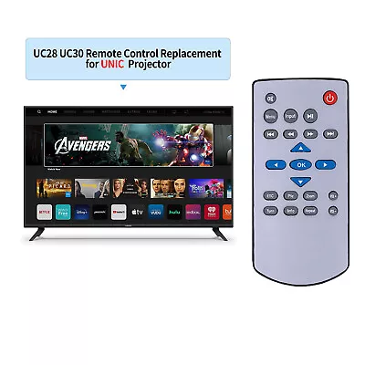 Sensitive Replacement Remote Control For Unic Projector UC28 UC30 UC40 UC50 UC46 • $8.51